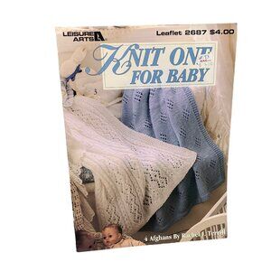 Leisure Arts Knit One For Baby Leaflet 2687